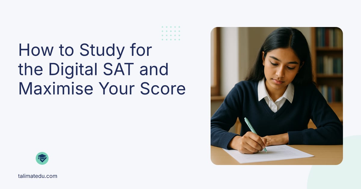 How to Study for the Digital SAT and Maximise Your Score