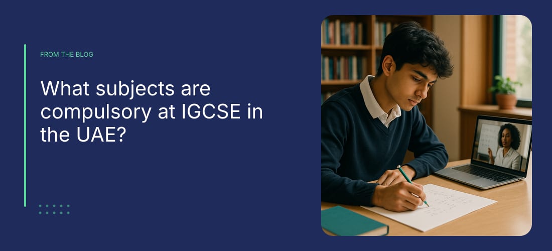 What subjects are compulsory at IGCSE in the UAE?