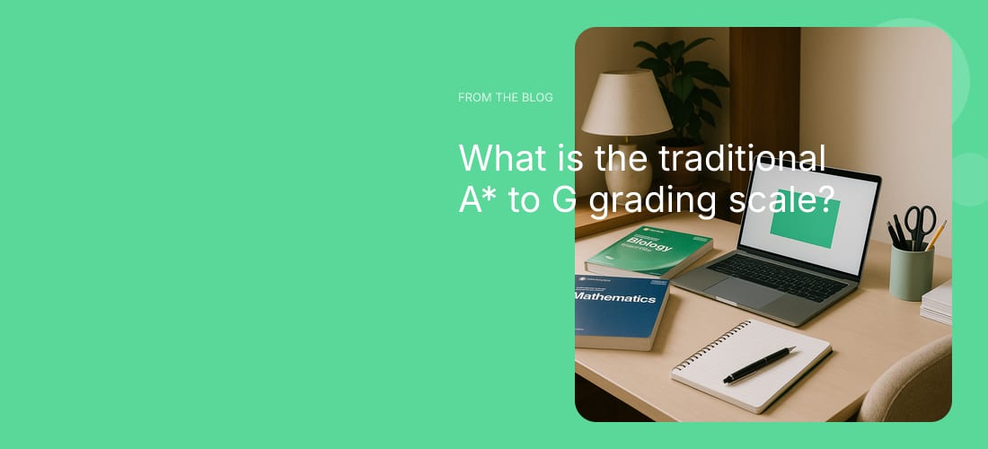 What is the traditional A* to G grading scale?