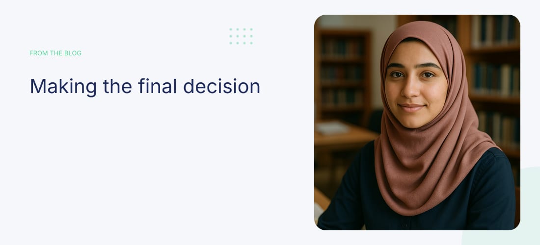 Making the final decision