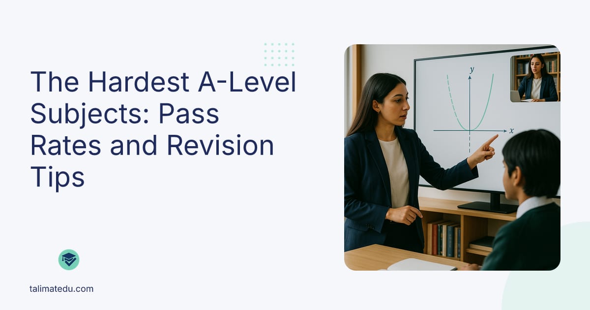 The Hardest A-Level Subjects: Pass Rates and Revision Tips