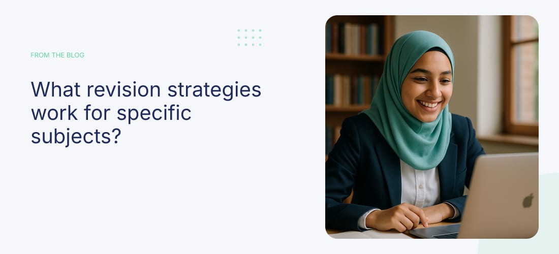 What revision strategies work for specific subjects?