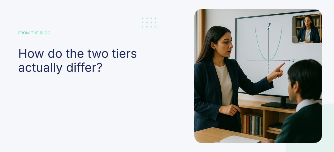 How do the two tiers actually differ?