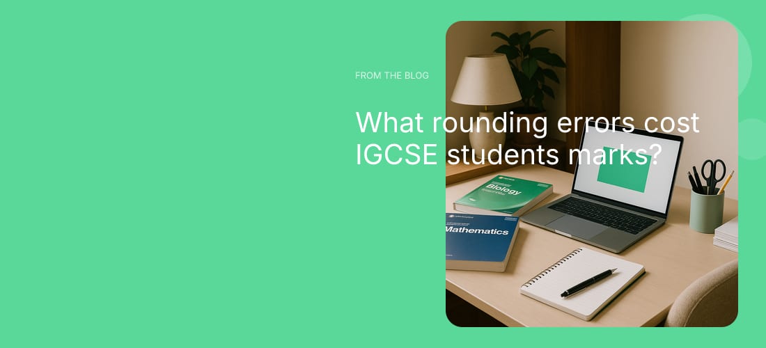 What rounding errors cost IGCSE students marks?
