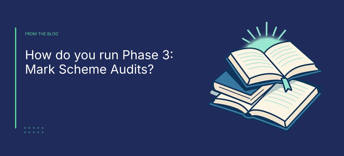 How do you run Phase 3: Mark Scheme Audits?