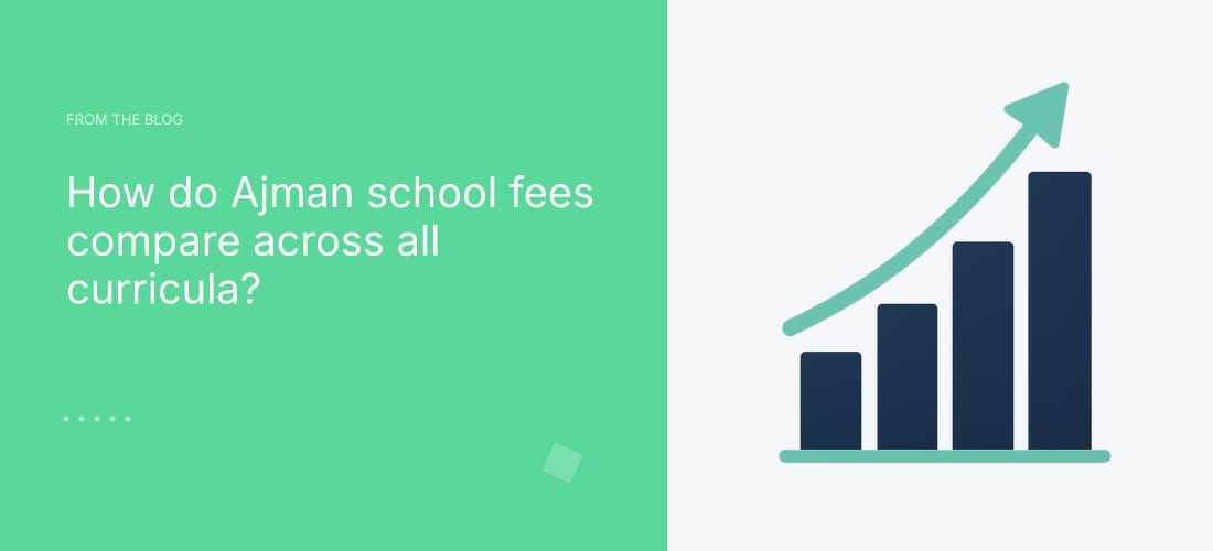 How do Ajman school fees compare across all curricula?