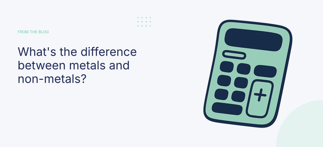 What's the difference between metals and non-metals?