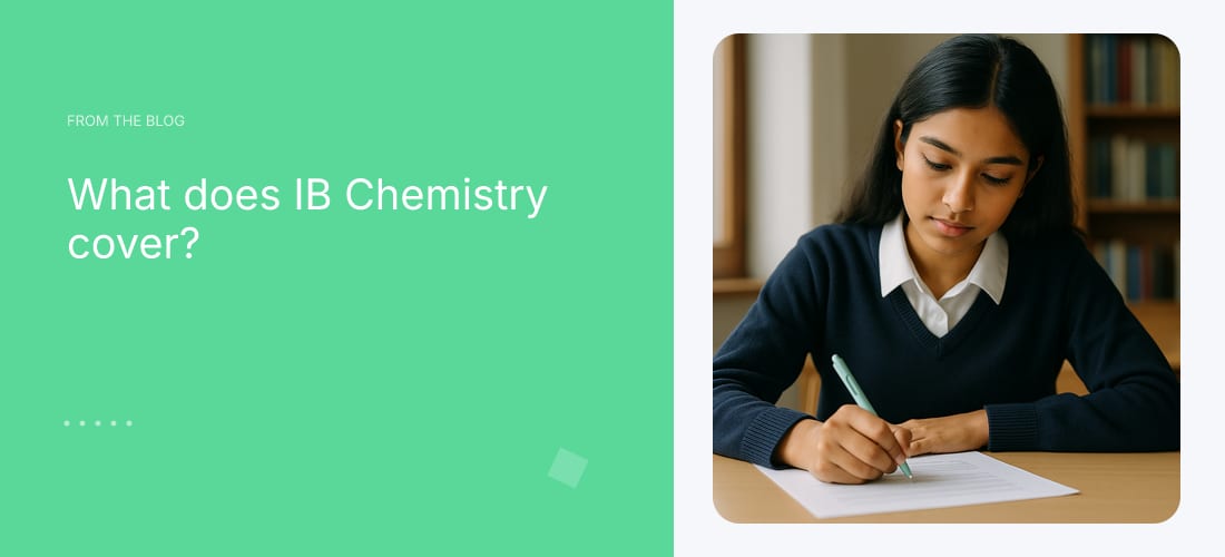 What does IB Chemistry cover?
