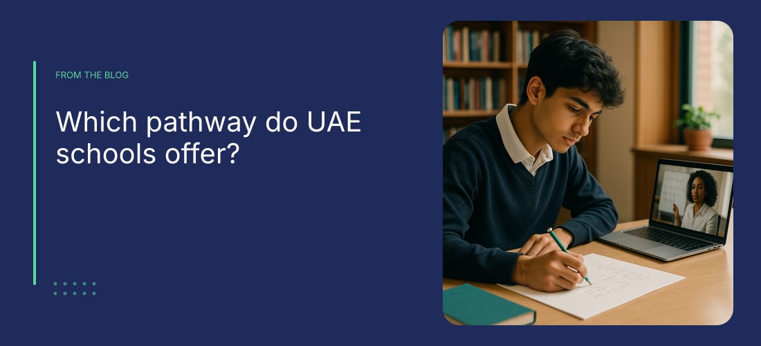 Which pathway do UAE schools offer?