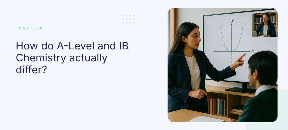 How do A-Level and IB Chemistry actually differ?