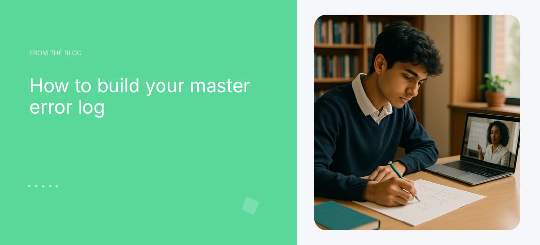 How to build your master error log