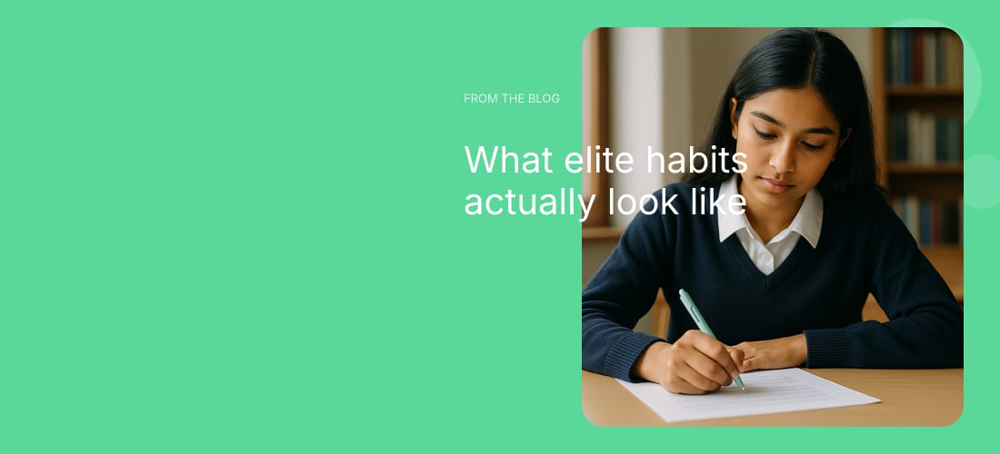 What elite habits actually look like