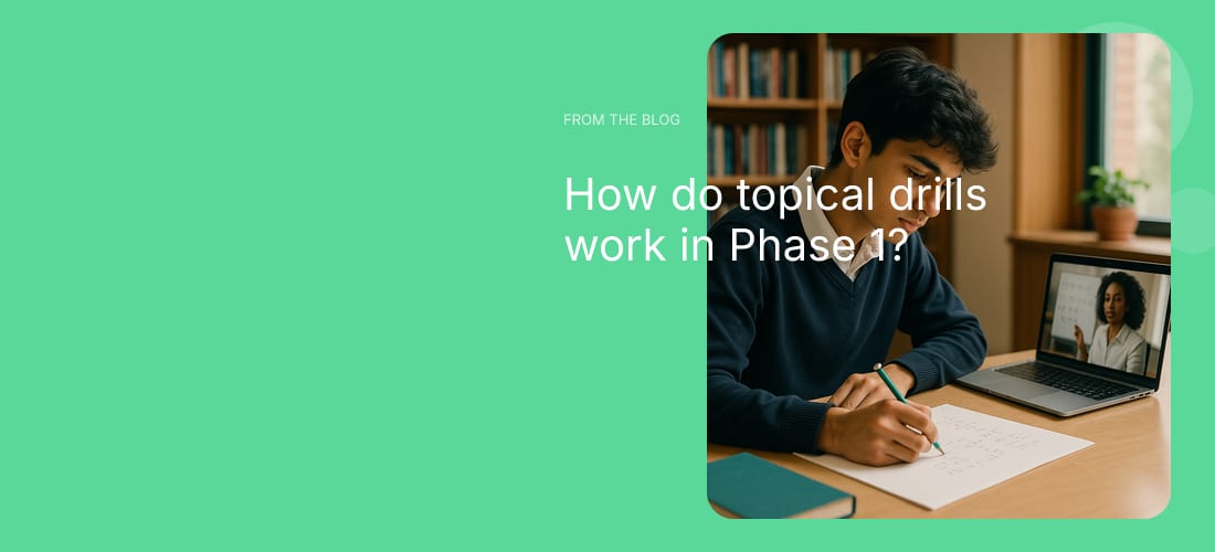 How do topical drills work in Phase 1?